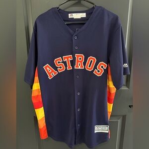 NWT Nike Houston Astros Justin Verlander #35 Navy Alternate Jersey Men’s Size LG